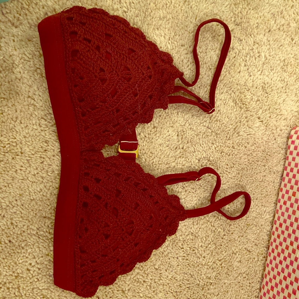 Triangle bikini top